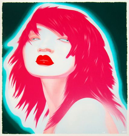 Feng Zhengjie – Chinese Portrait (c), 2008 – Sérigraphie (Screen-print)