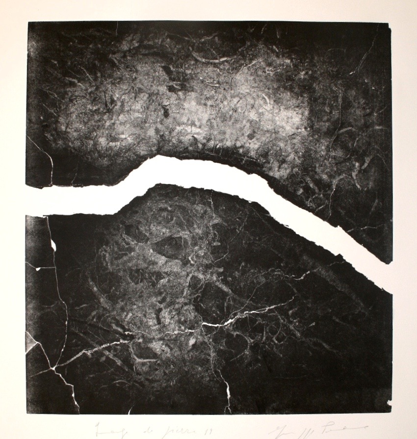 Penone Giuseppe – Empreinte de Pierre, 2011 – Litho
