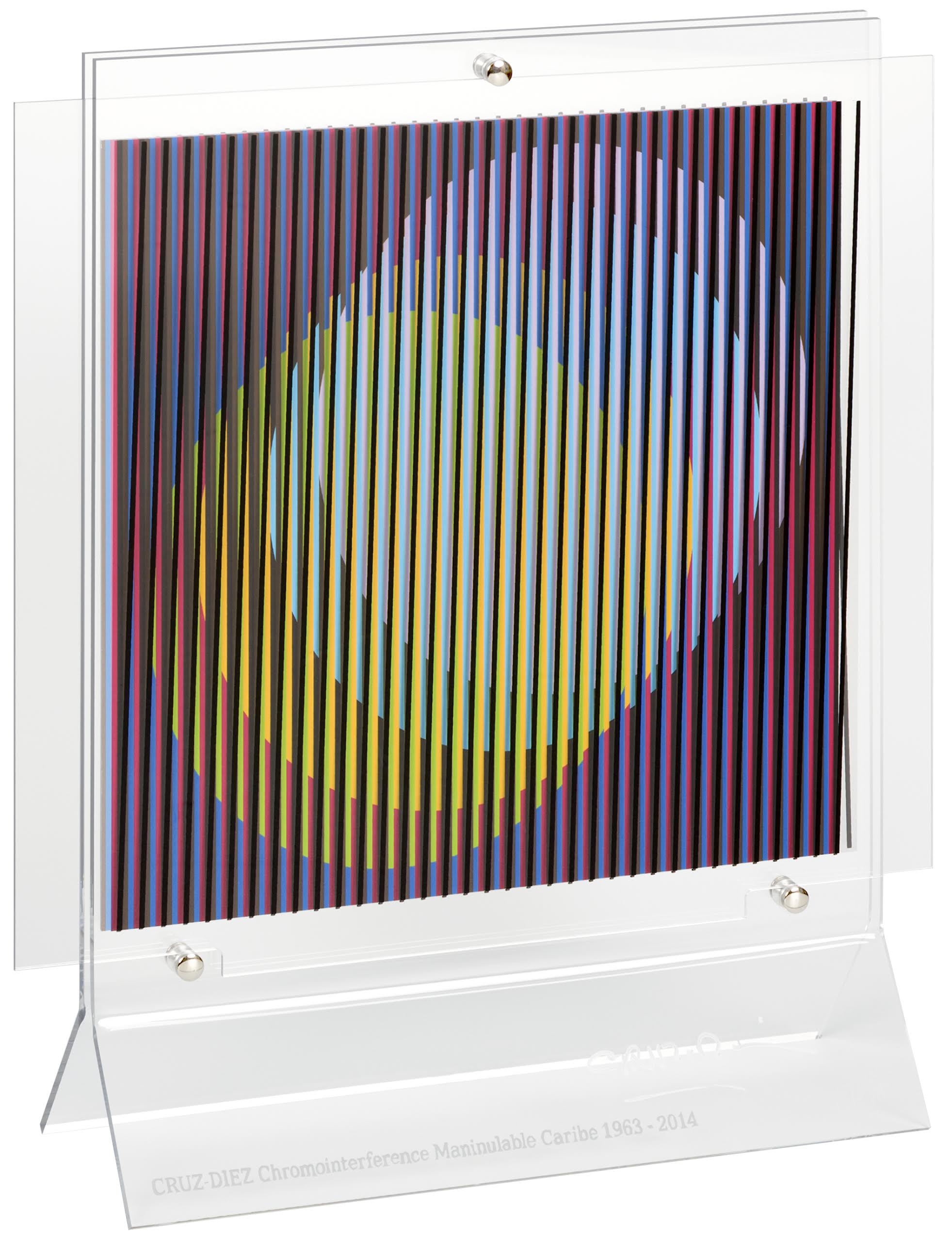 Carlos Cruz-Diez – Chromointerference Manipulable Caribe, 1965 - 2014 – Objeto