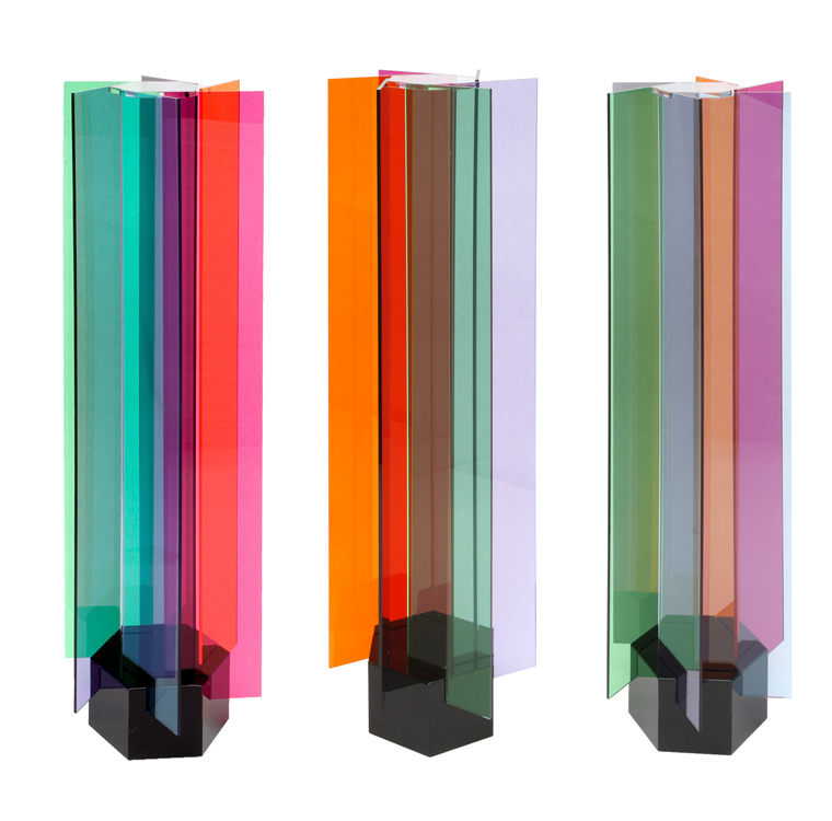 Carlos Cruz-Diez – Transchromies a 6 elements, 2010 – Object
