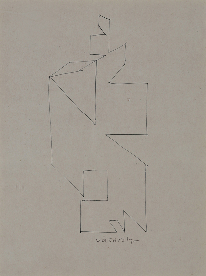 Victor Vasarely – Drawing I – Tekening