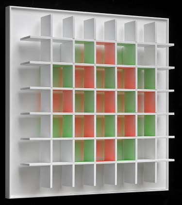 Luis Tomasello – Grille Chromoplastique B, 2012 – Técnica mixta