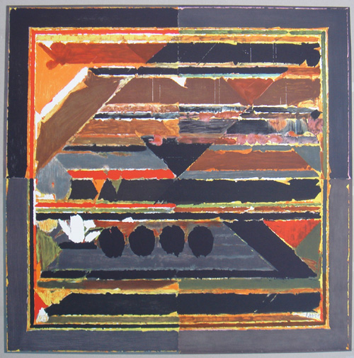 S.H. Raza – Symboles 3, 2007 – Lithographie