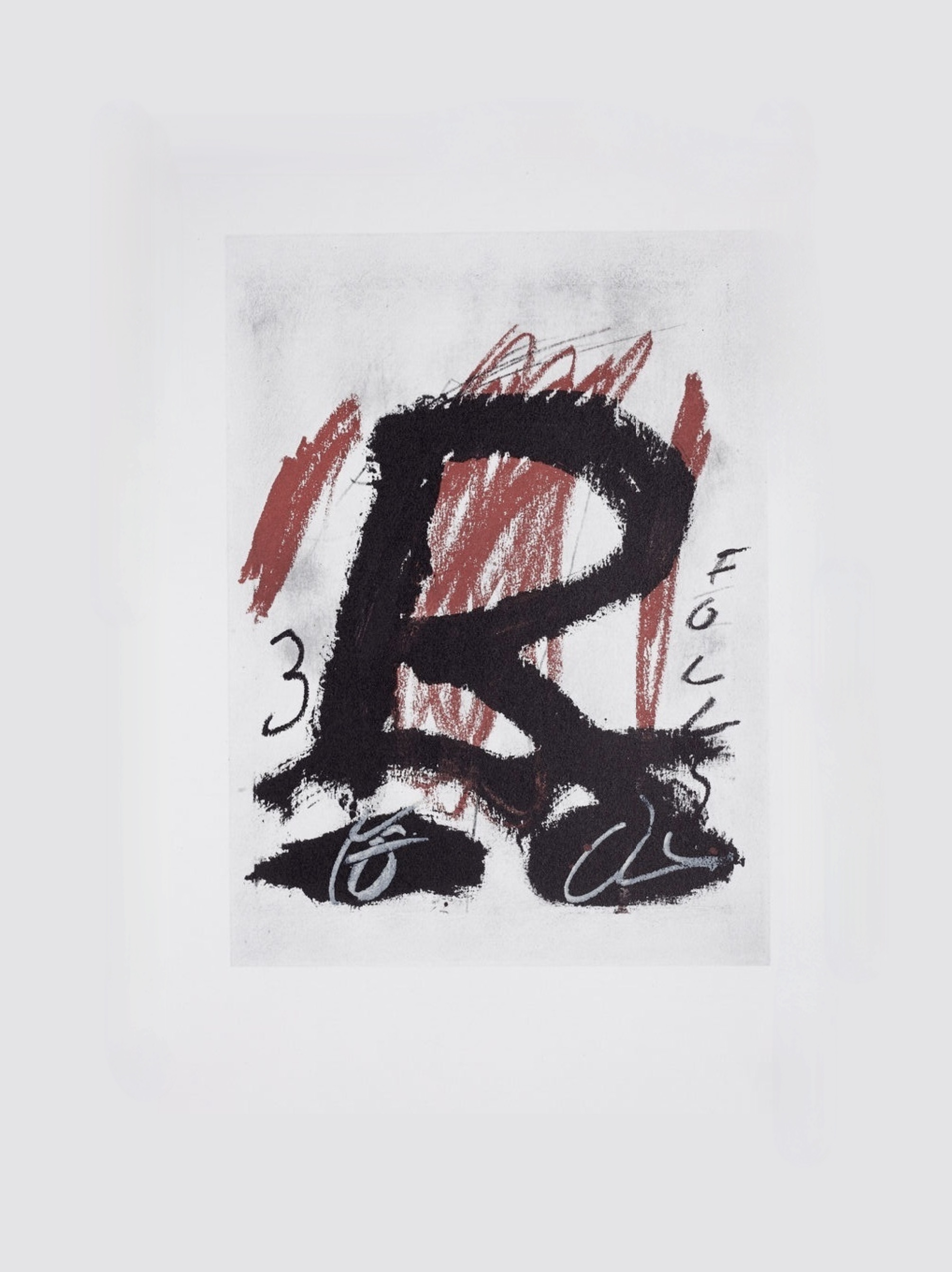 Antoni Tapies – Clau-5, 1973 – Lithographie