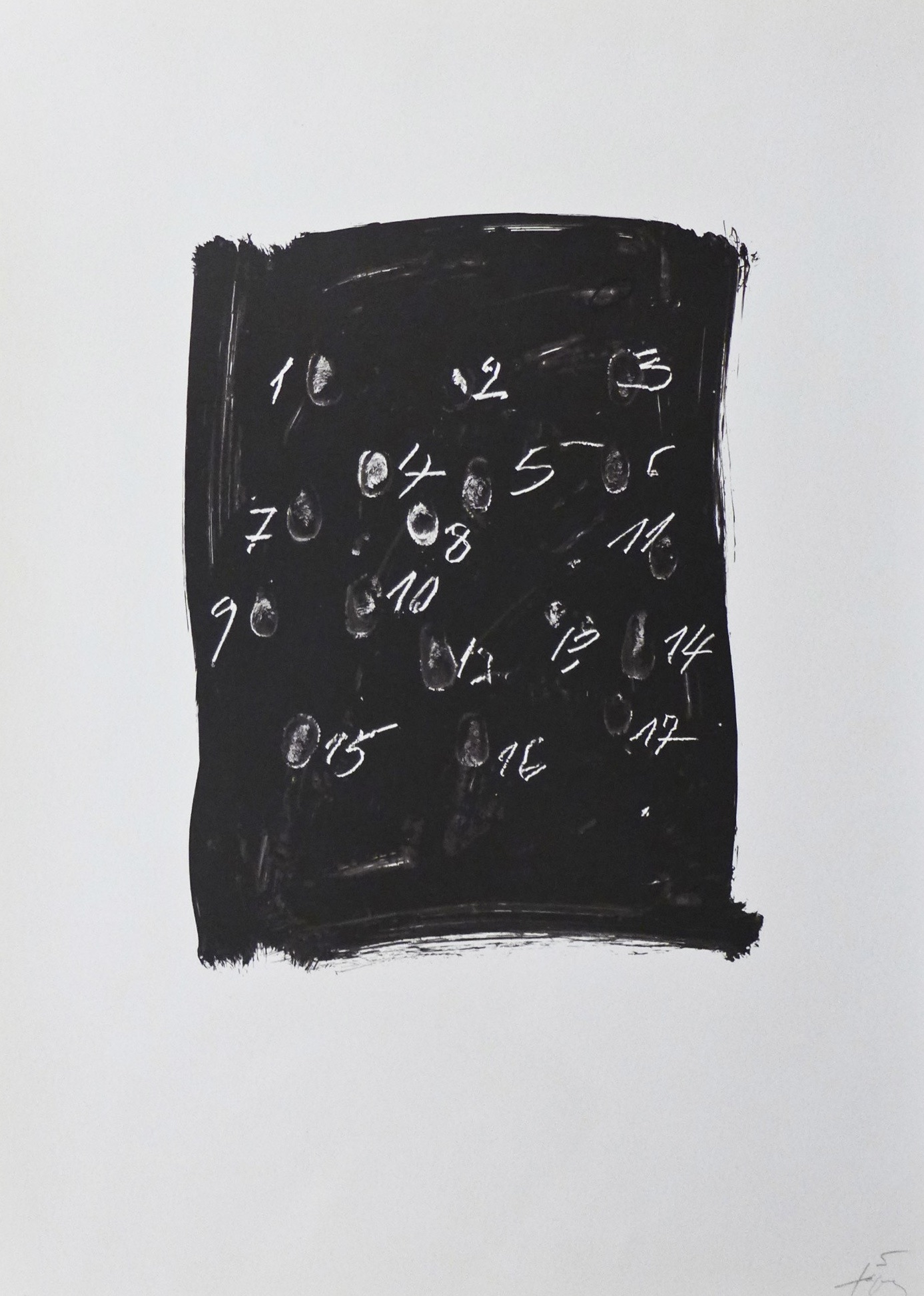Antoni Tapies – Llambrec-3, 1975 – Lithographie