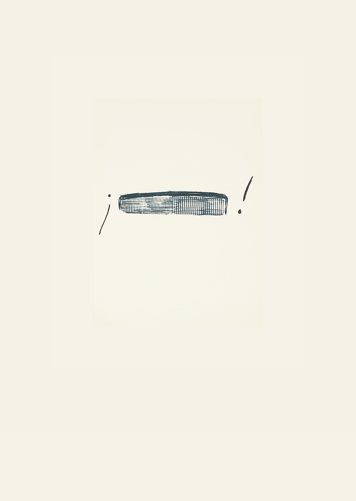 Antoni Tapies – Llambrec-4, 1975 – Lithographie