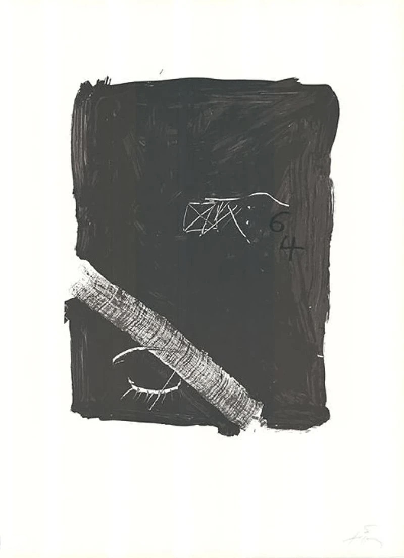 Antoni Tapies – Llambrec-5, 1975 – Lithograph