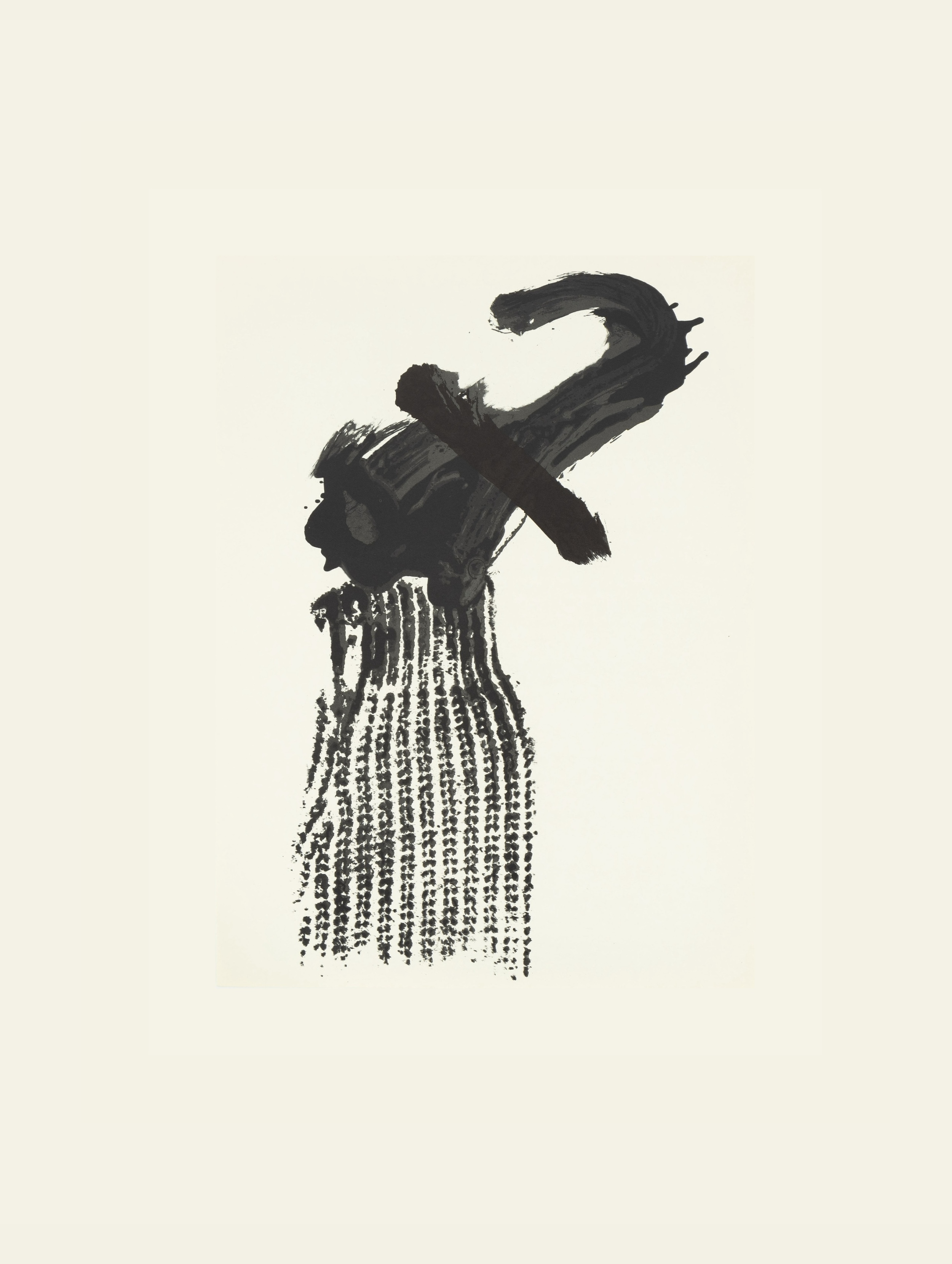 Antoni Tapies – Llambrec-10, 1975 – Lithograph