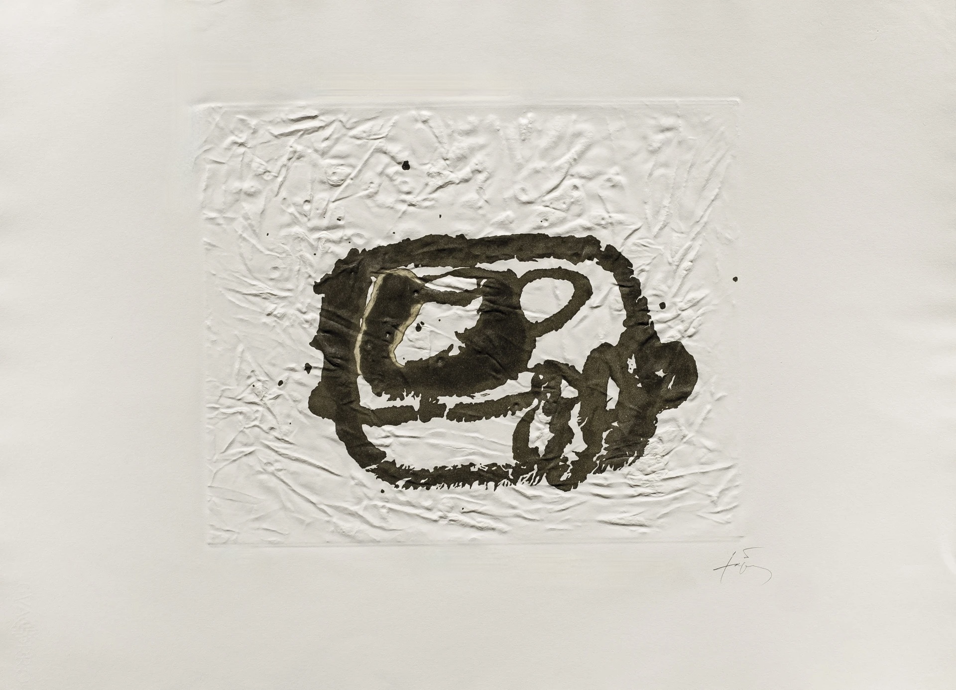 Antoni Tapies – Aparicions-7, 1982 – Etching