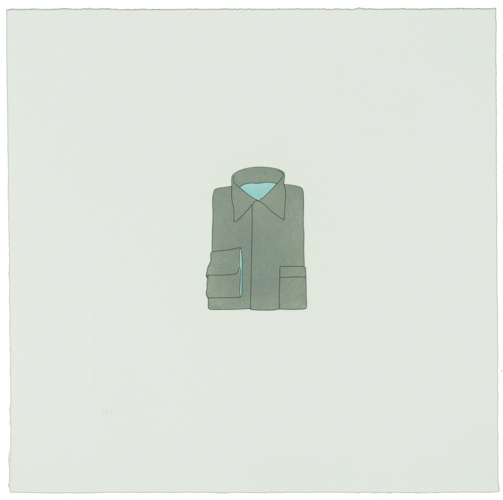 Michael Craig-Martin – The Catalan Suite II - Shirt, 2013 – Etching with embossing