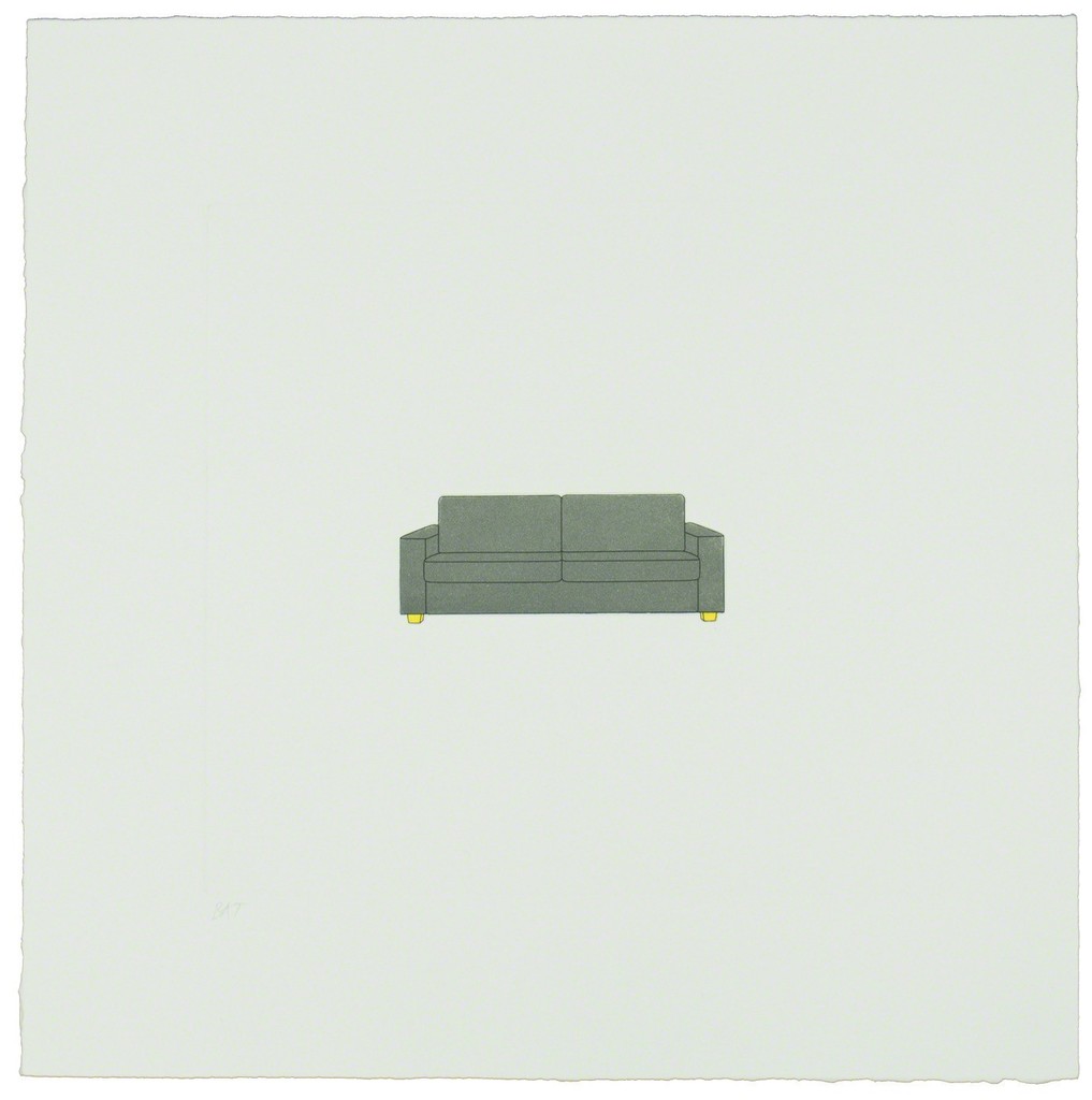 Michael Craig-Martin – The Catalan Suite II - Sofa, 2013 – Radierung