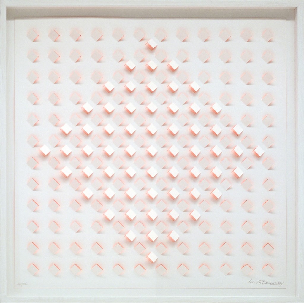 Luis Tomasello – S/T 1 - Naranja, 2013 – Lithographie