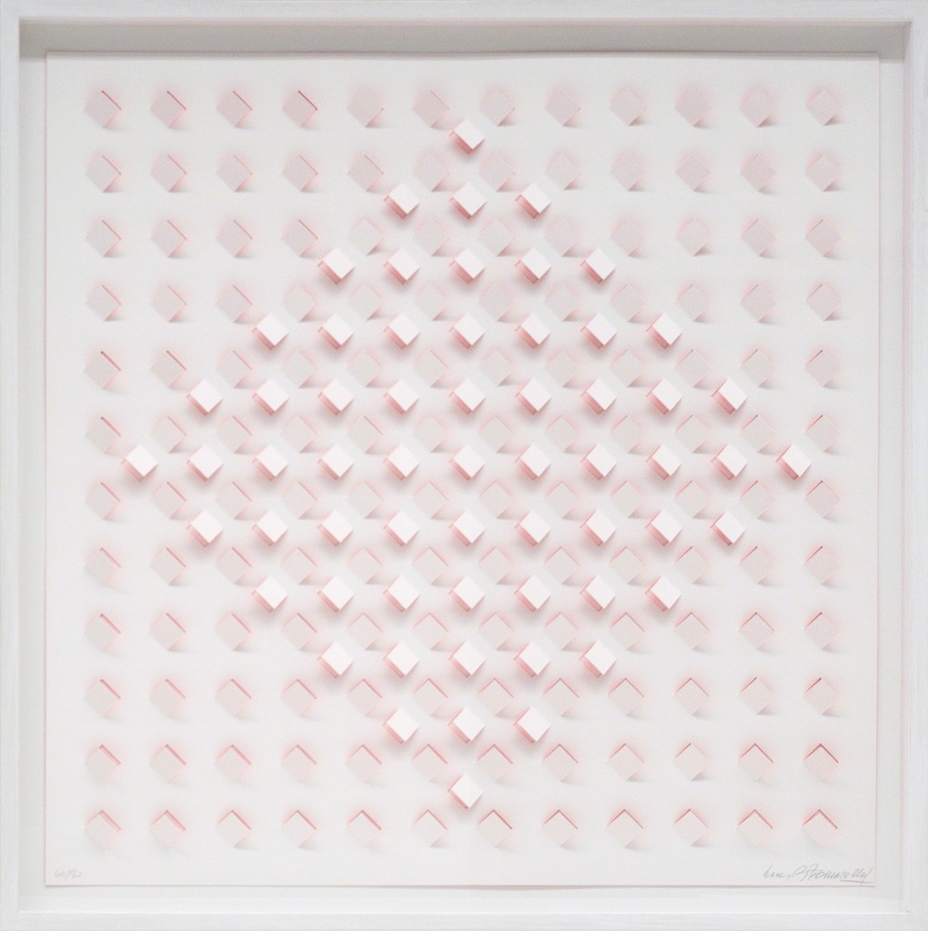 Luis Tomasello – S/T 1 - Rosa, 2013 – Lithograph (includes frame)