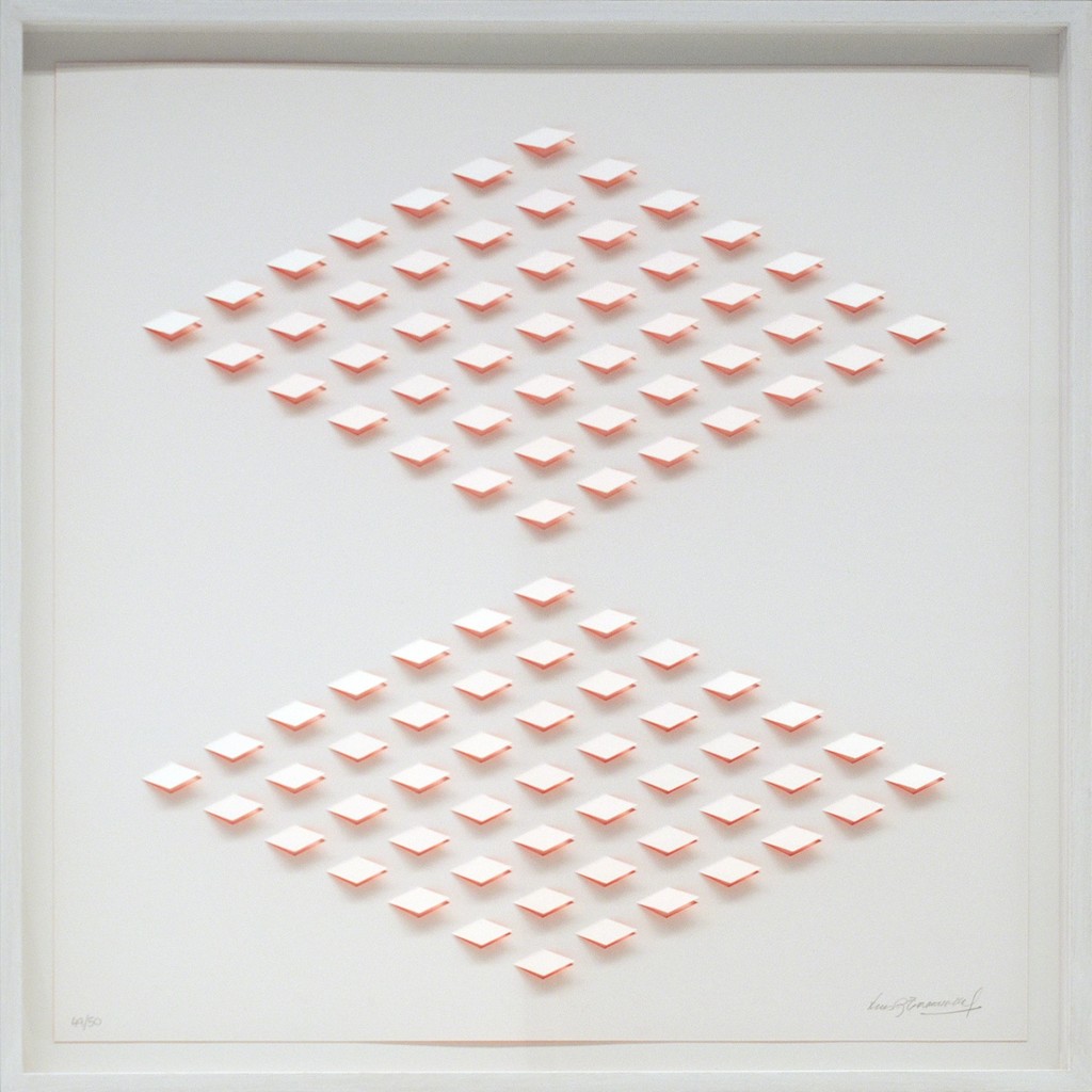 Luis Tomasello – S/T 2 - Naranja, 2013 – Lithograph (includes frame)