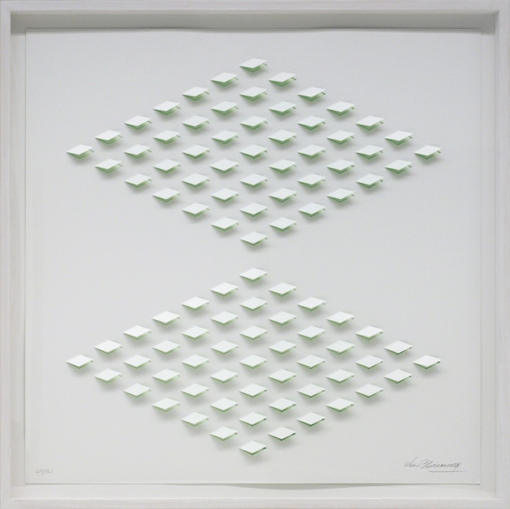 Luis Tomasello – S/T 2 - Verde, 2013 – Lithograph (includes frame)