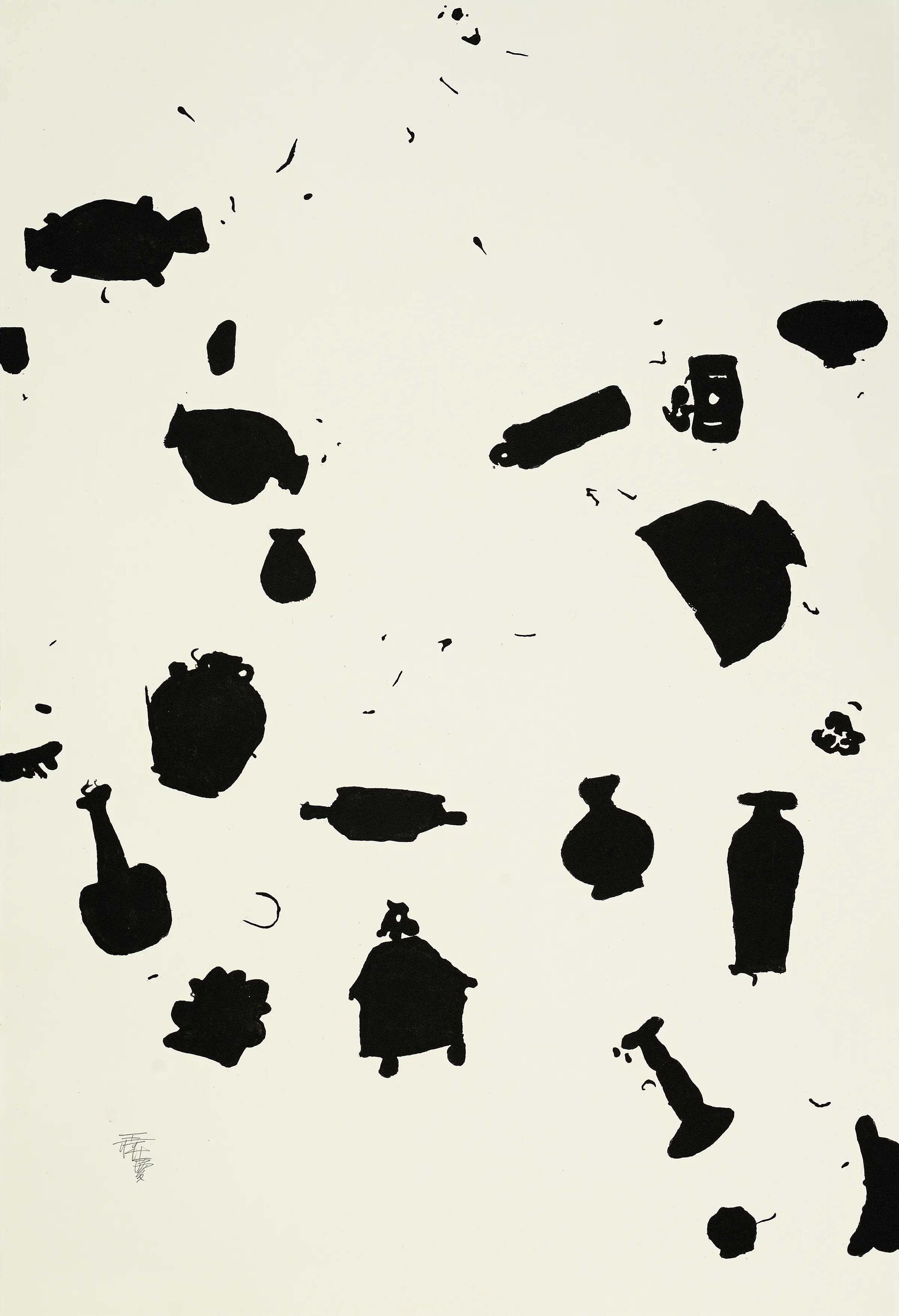 Huai-Qing Wang – The Families 2, 2012 – Aguafuerte