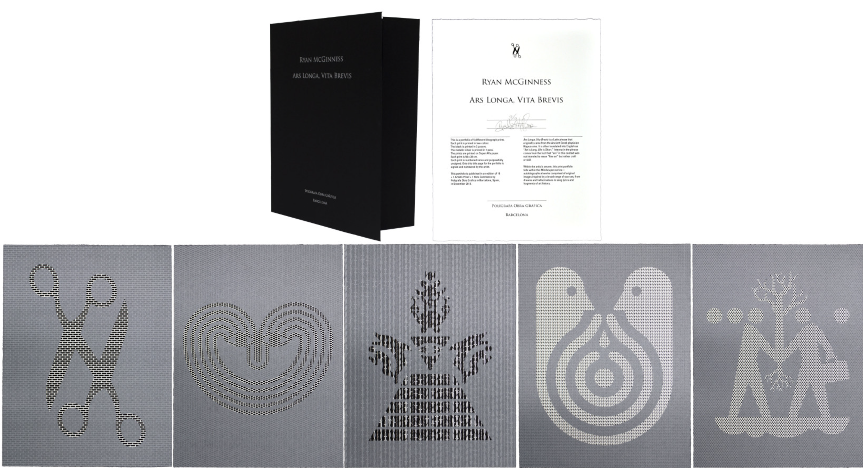 Ryan McGinness – Ars Longa, Vita Brevis, 2012 – Litografía