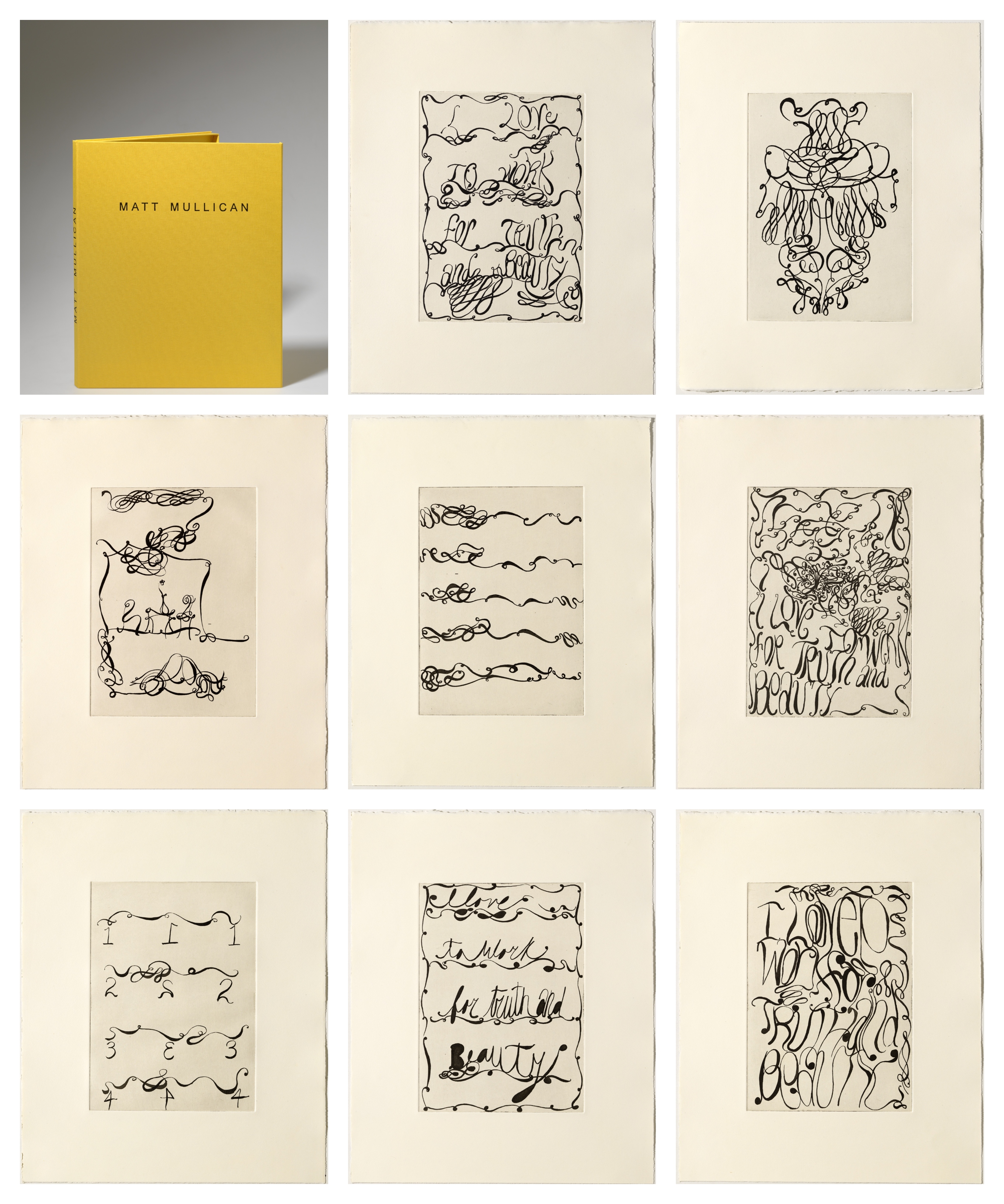 Matt Mullican – Untitled (Truth & Beauty), 2009 – Radierung
