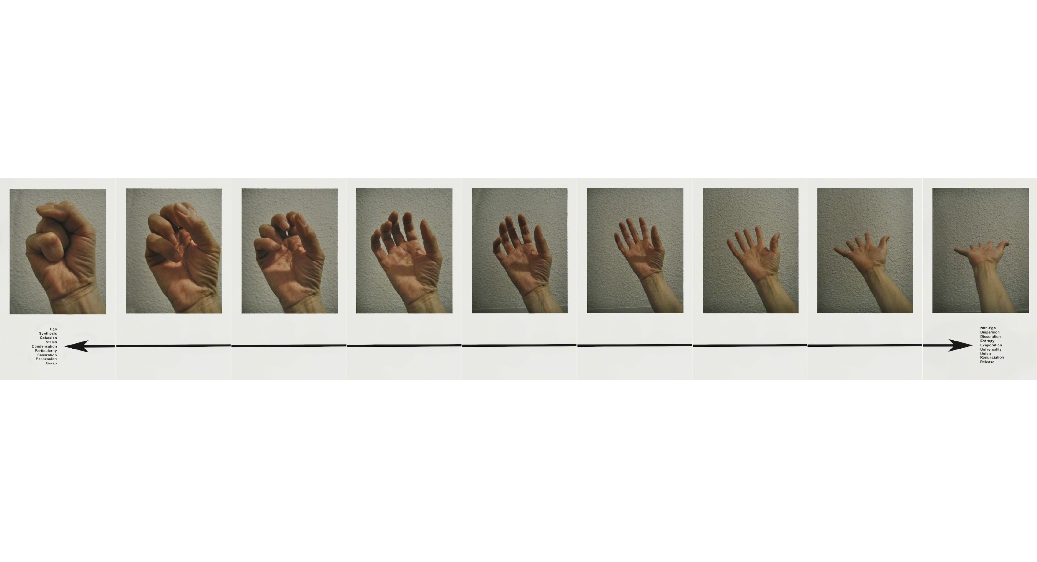 Adrian Piper – Mokshamudra Progression, 2012 – Impression numérique sur papier