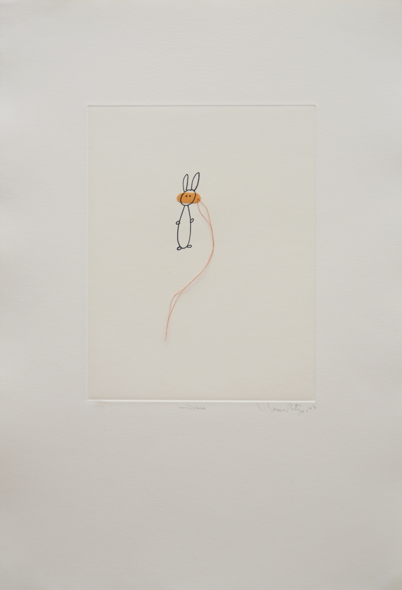 Liliana Porter – Máscara, 2007 – Gravure
