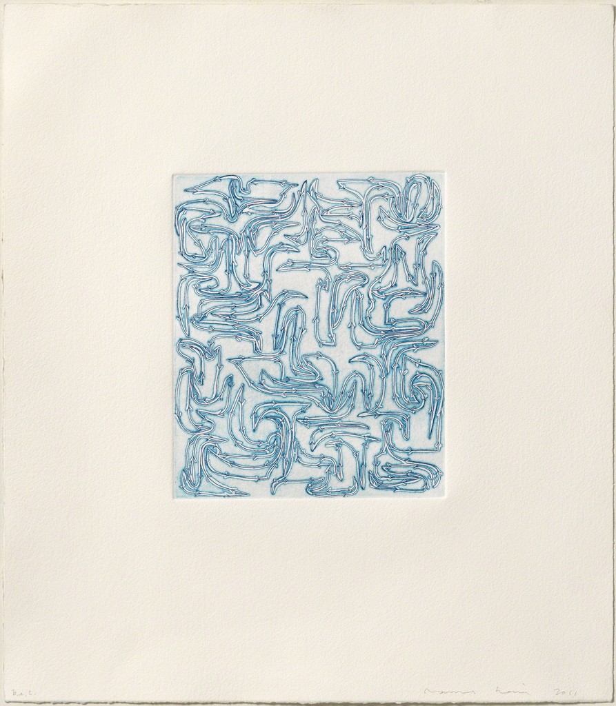 James Siena – Fletxes rodones, 2011 – Etching