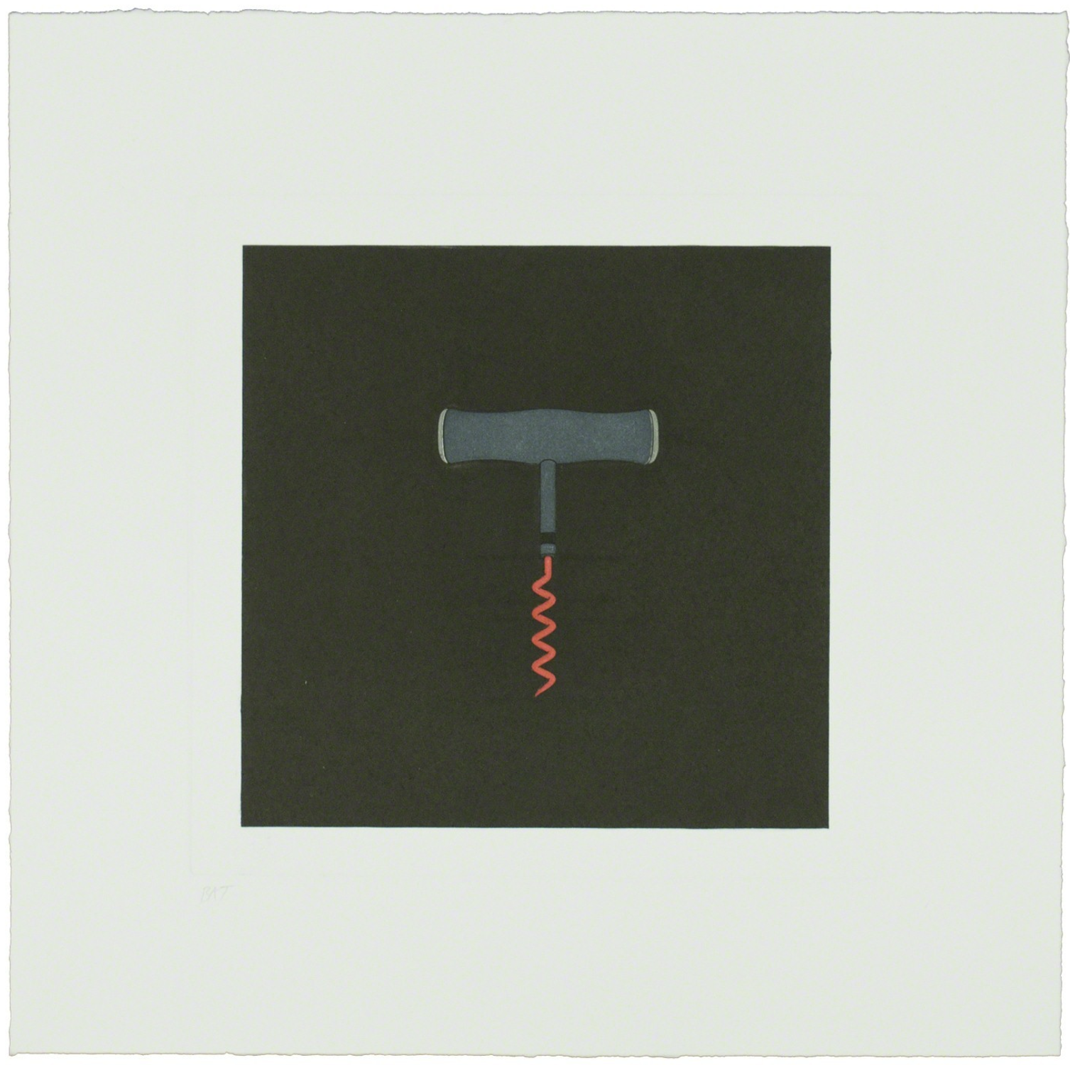 Michael Craig-Martin – The Catalan Suite I - Corkscrew, 2013 – Etching