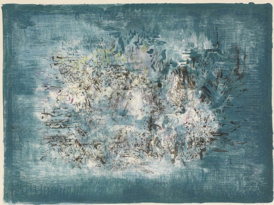 Zao Wou-Ki – Petit Jardin, 1956 – Lithographie