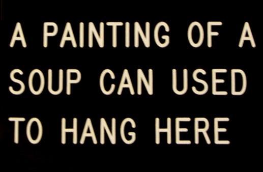William Anastasi – A Painting of a Soup Can, 1990 – Sérigraphie/Silkscreen