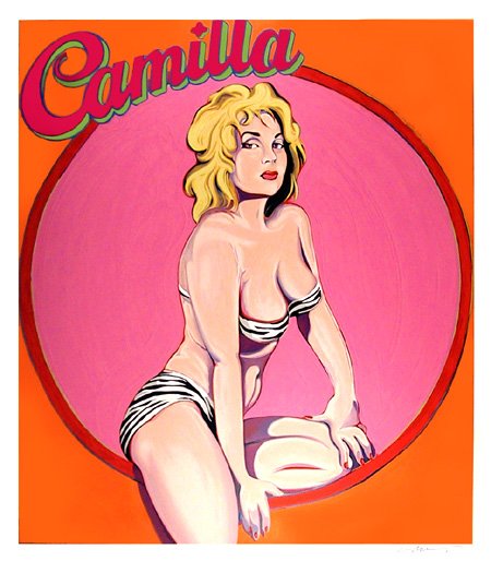 Mel Ramos – Camilla, 1995 – Screen-print