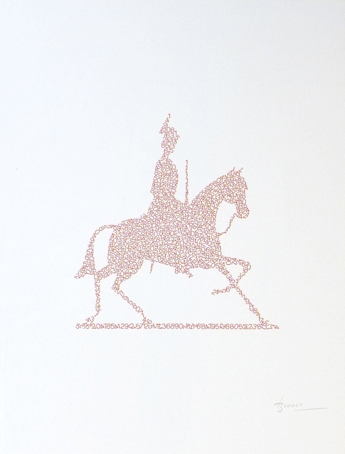 Joan Brossa – Poema visual 4, 1989 – Lithographie