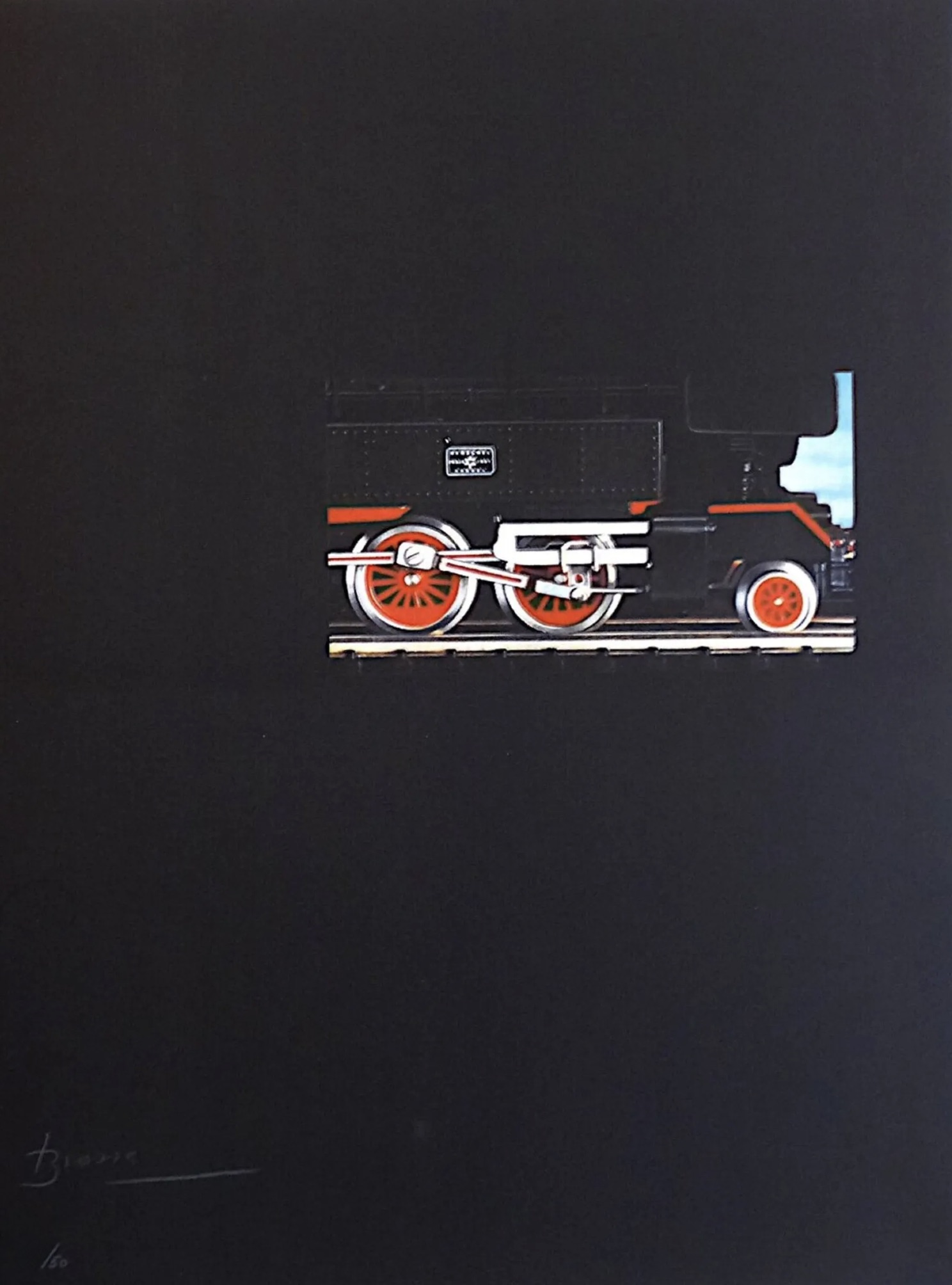 Joan Brossa – Túnel, 1989 – Lithographie