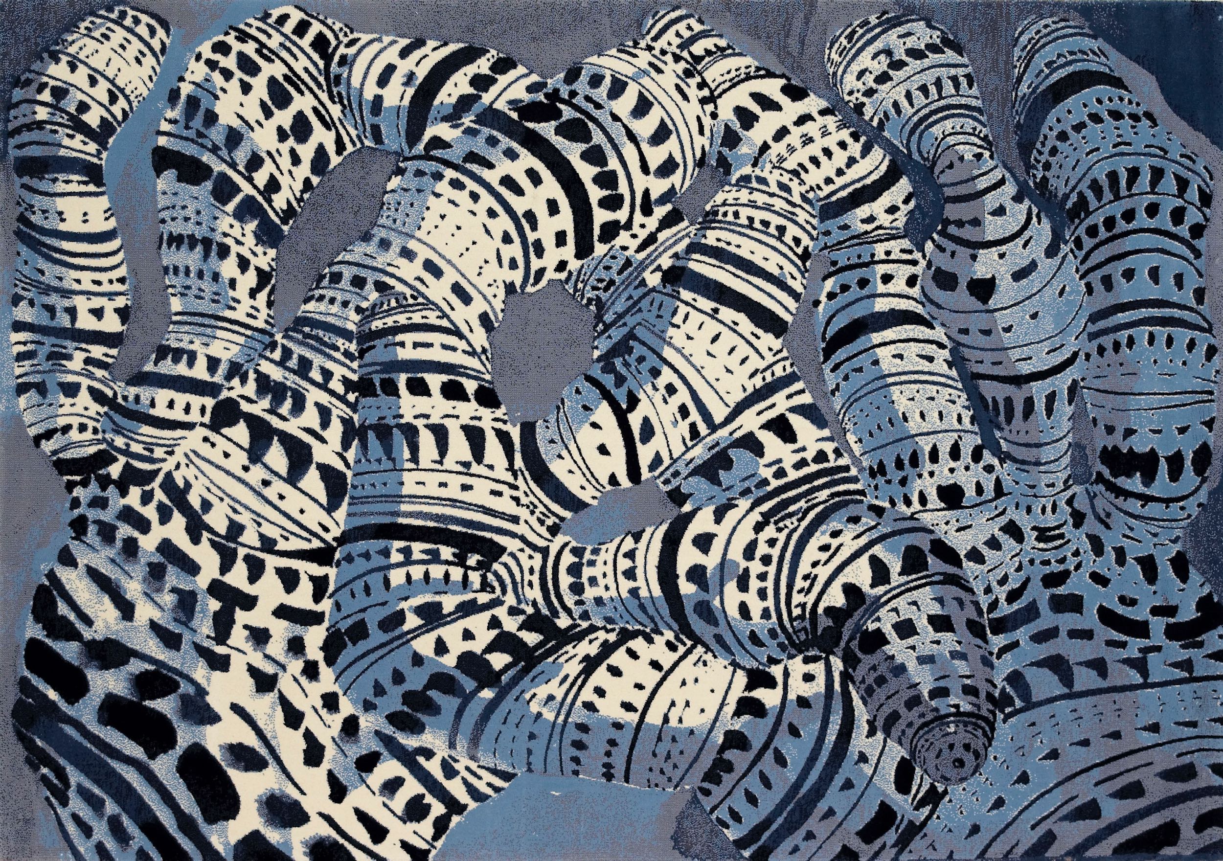 Tony Cragg – Form Code (Blue), 2006 – Tapíz