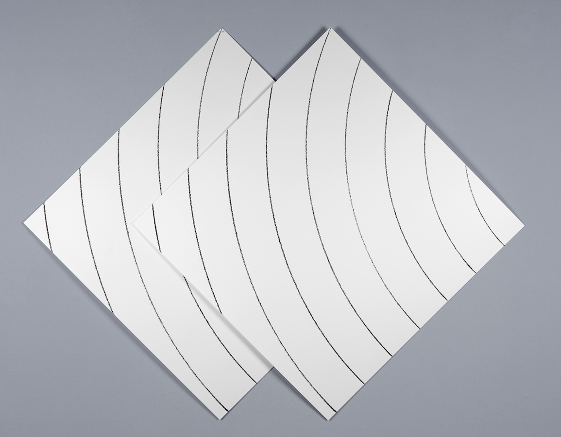 Francois Morellet – Ondes parasites 1, 2014 – Sérigraphie (Screen-print)