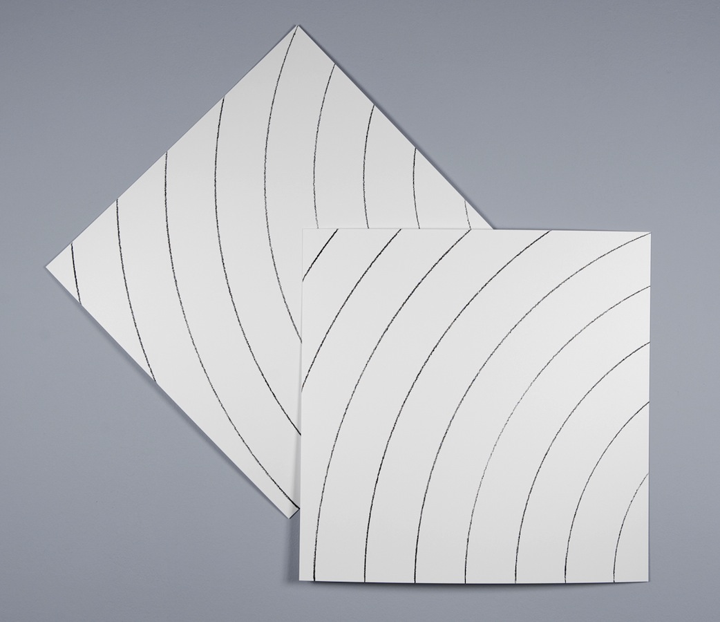 Francois Morellet – Ondes parasites 2, 2014 – Screen-print