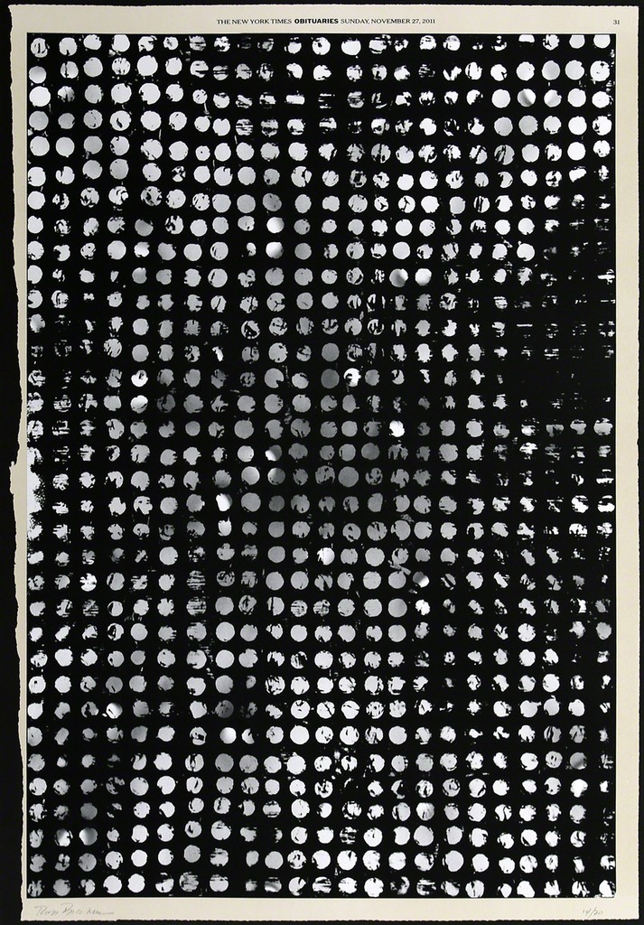 Ross Bleckner – November 27th, 2016 – Lithograph and digital print