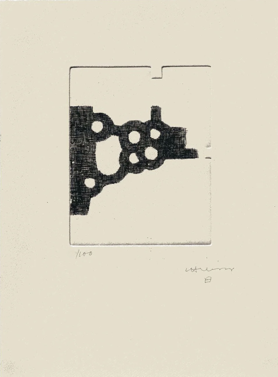 Eduardo Chillida – Literature or Life III, 1997 – Gravure