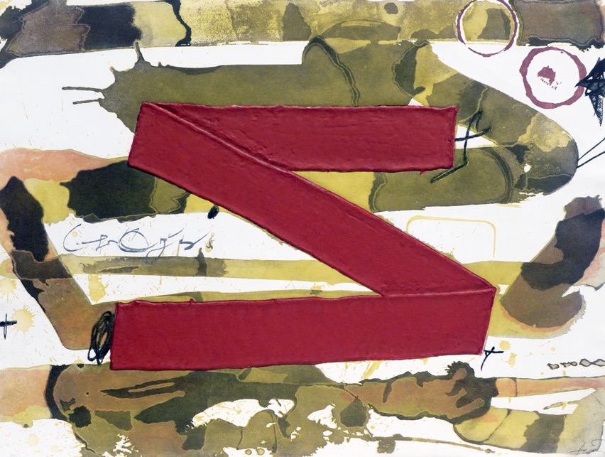 Antoni Tapies – Z, 1979 – Mixed média
