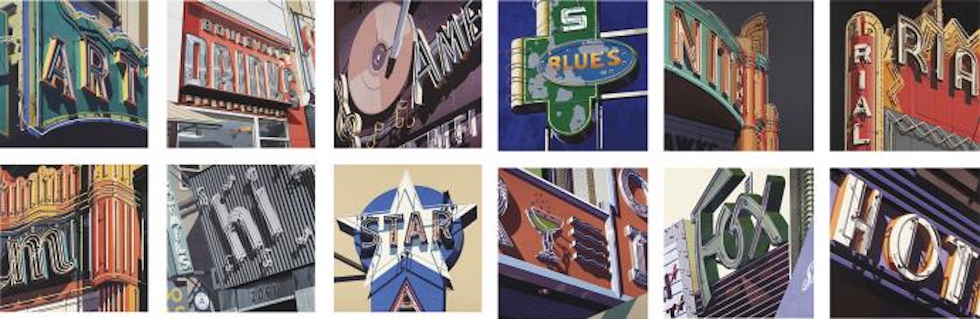 Robert Cottingham – American Signs, 2009 – Zeefdruk