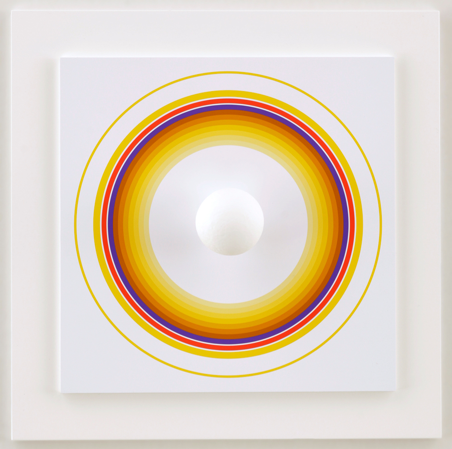 Antonio Asis – Asistype 20 - boule sur cercle, 2016 – Monotype