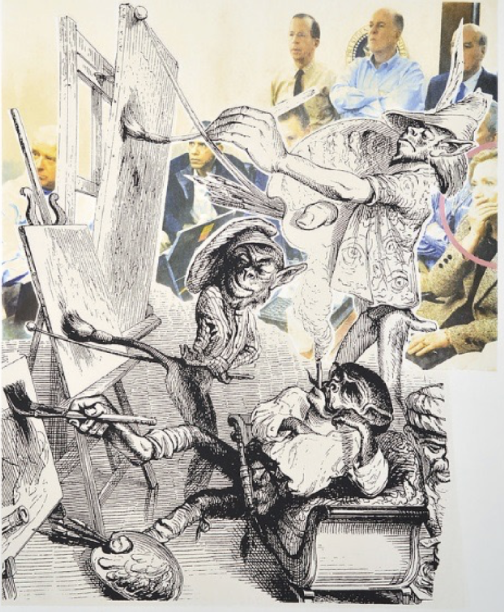 Daniel Richter – Untitled L, 2016-2017 – Siebdruck