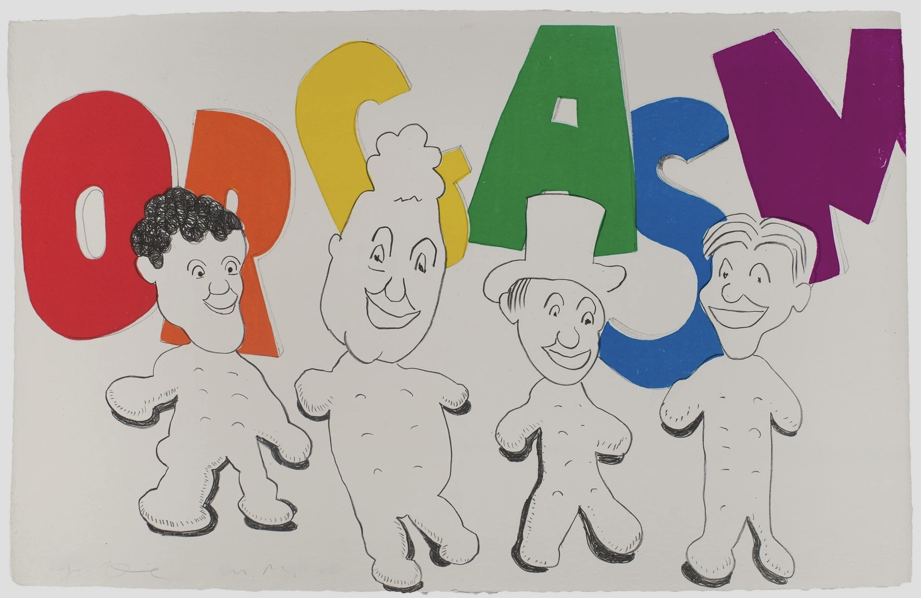 Jim Dine – Orgasm, 1970 – Lithographie