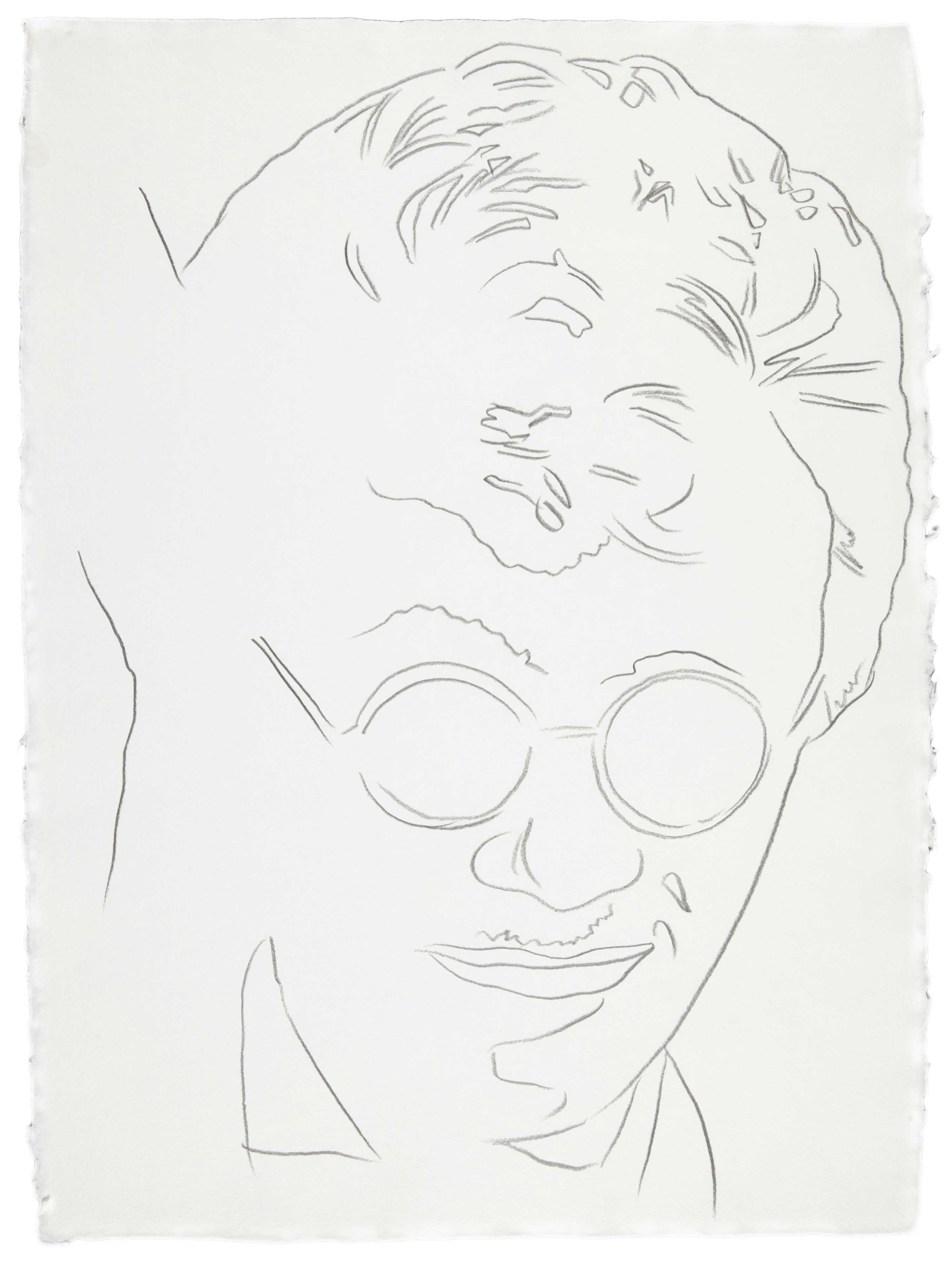 Andy Warhol – Rats and Star Band Member #2, 1983 – Pencil