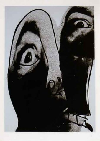 Antonio Saura – Moi, Planche 4, 1976 – Serigraph