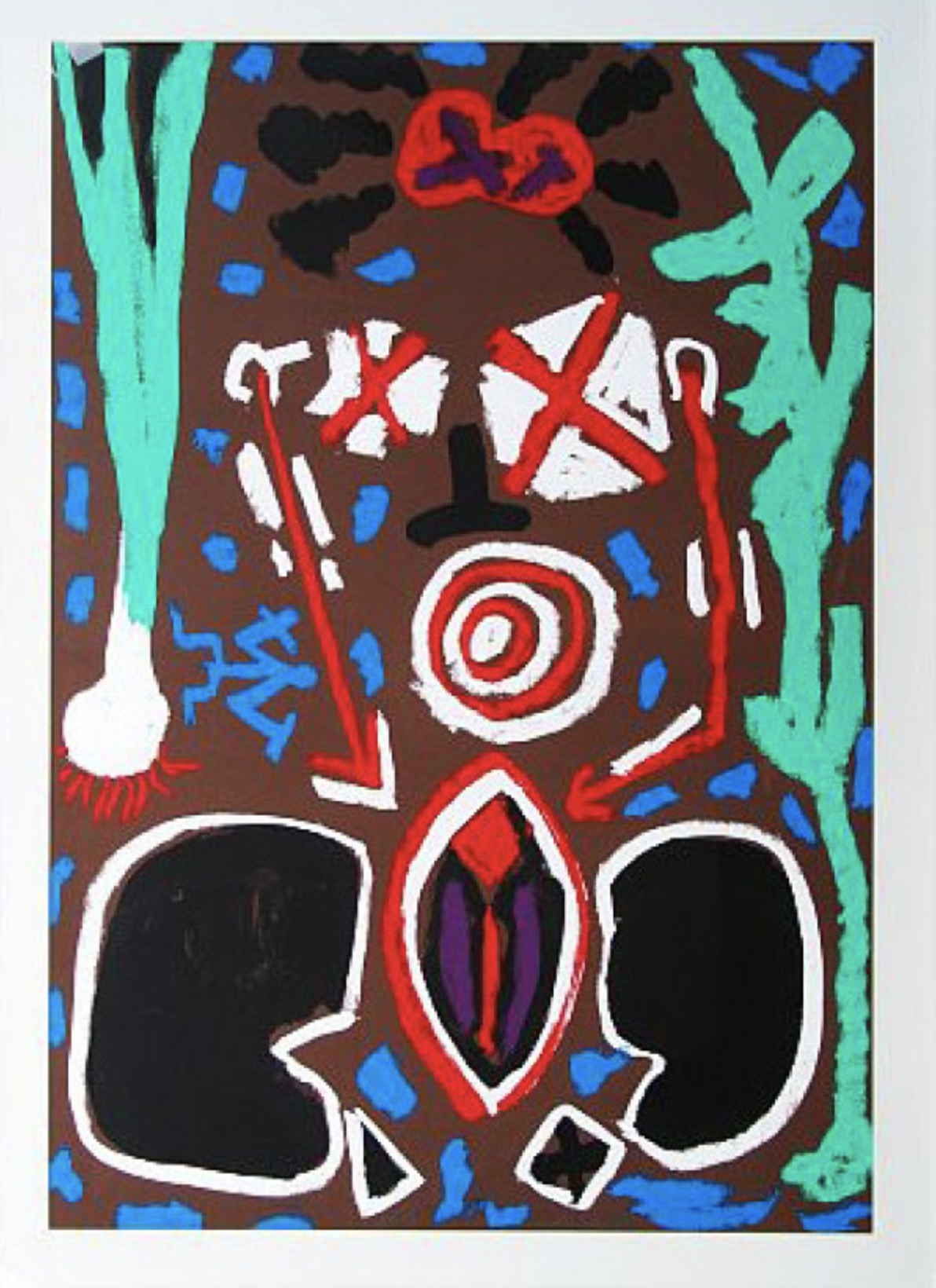 A.R. Penck – Keramik – Silkscreen