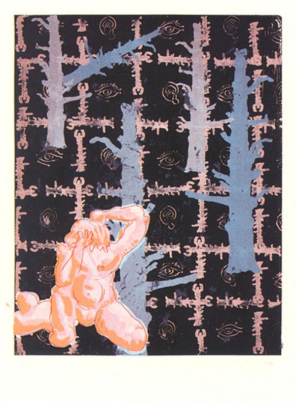 Jorg Immendorf – no title (Red Man), 2006 – Silkscreen