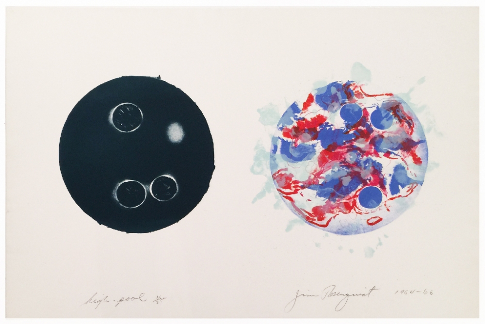 James Rosenquist – High Pool, 1966 – Lithograph