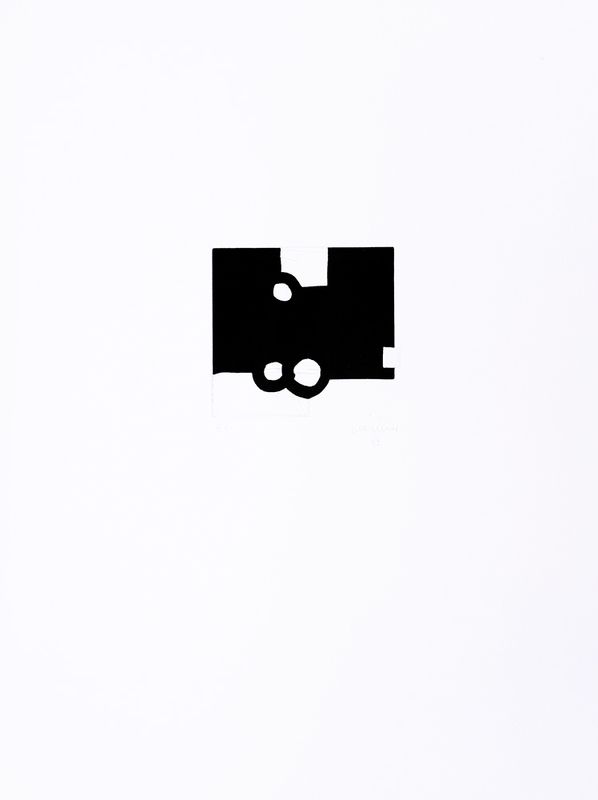 Eduardo Chillida – Bikaina XIV, 1988 – Grabado Aguatinta