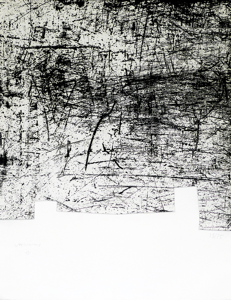 Eduardo Chillida – Une helene de vent ou fumee II, 1990 – Gravure à l'eau-forte