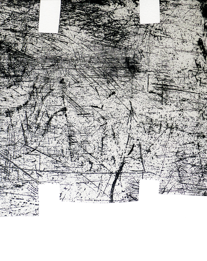 Eduardo Chillida – Une helene de vent ou fumee I, 1990 – Grabado Aguatinta