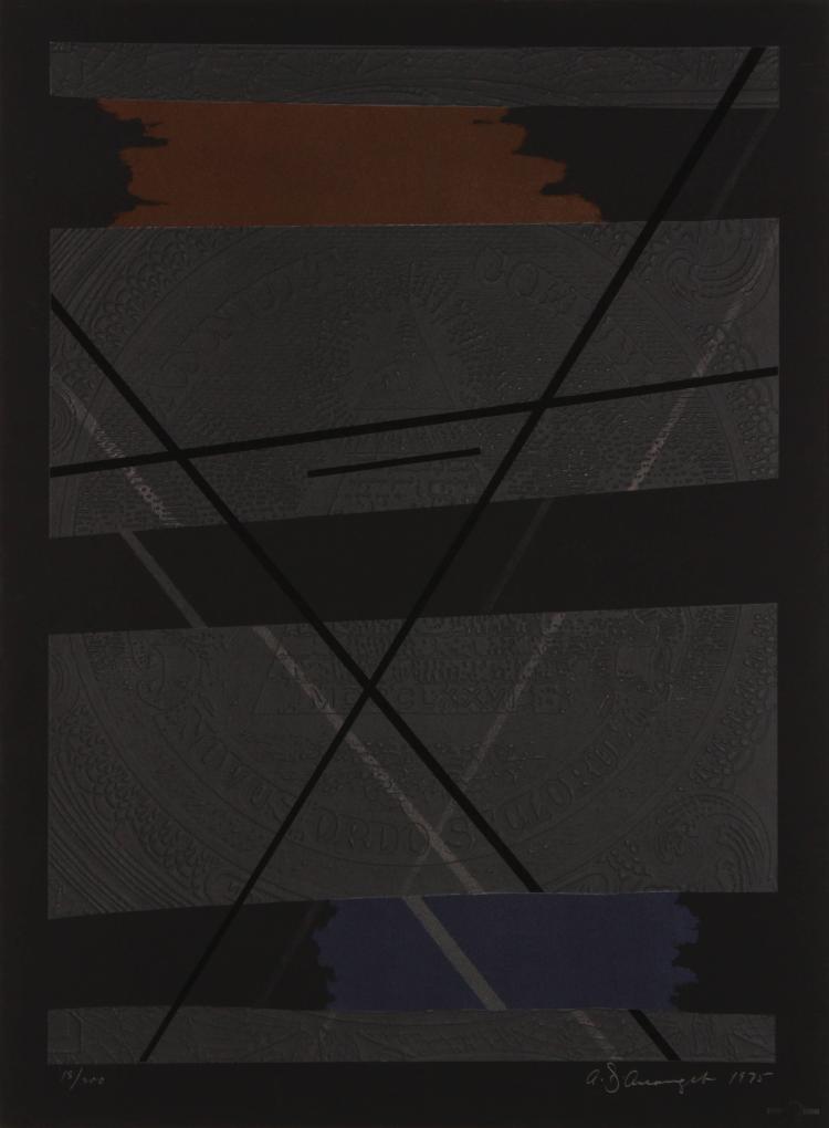 Allan D'Arcangelo – Beginning, 1975 – Lithograph